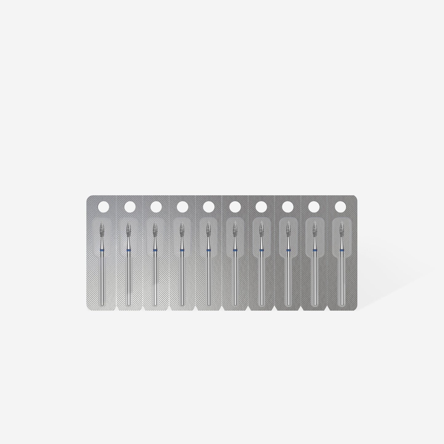 Staleks Fresa diamantada «Llama aguda» azul EXPERT diámetro 2,3 mm parte de trabajo 8 mm
