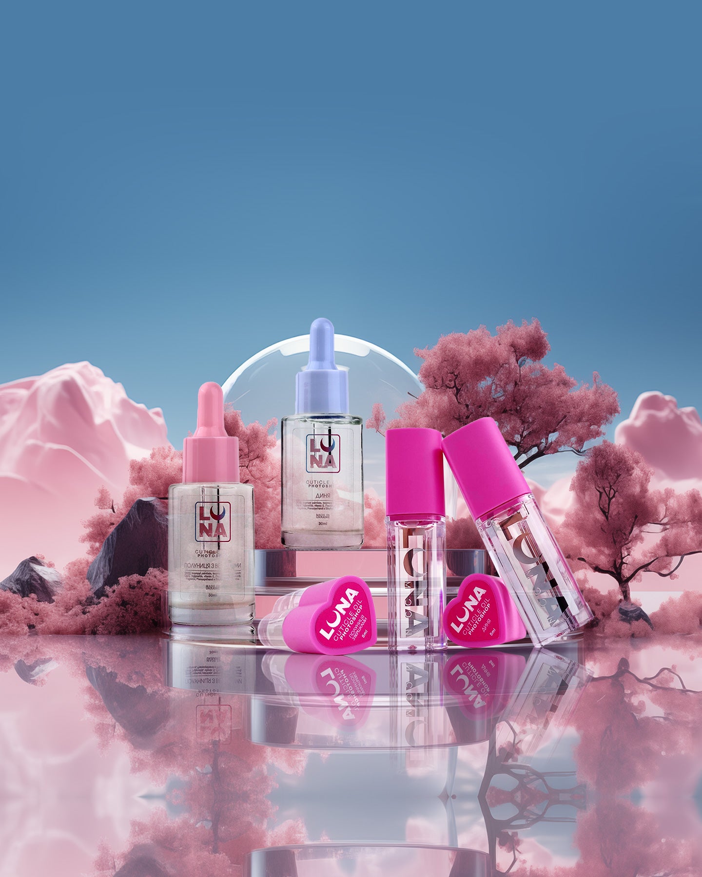 Lunamoon Cuticle Oil with Strawberry 30ml