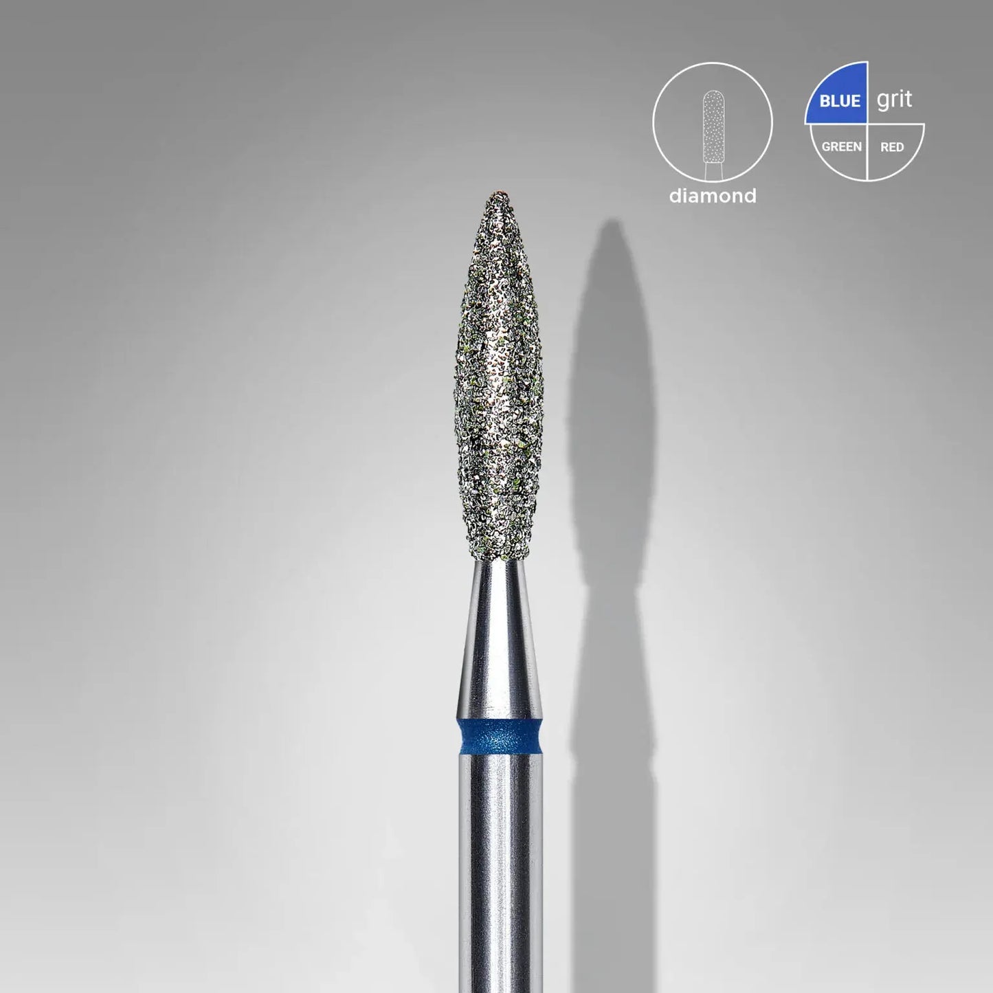 Fresa Diamantada Llama Azul Staleks Ø2,3mm