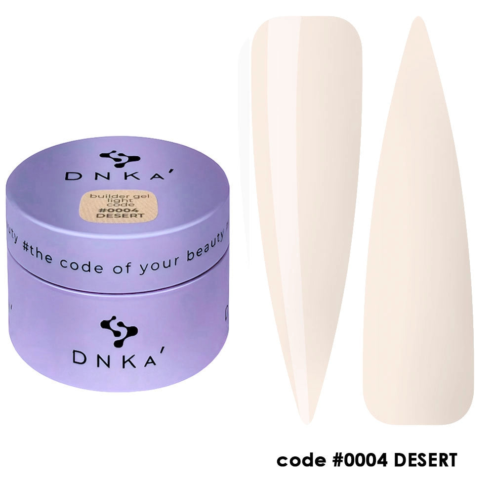 DNKA BUILDER GEL LIGHT 30 ml #0004 Desert
