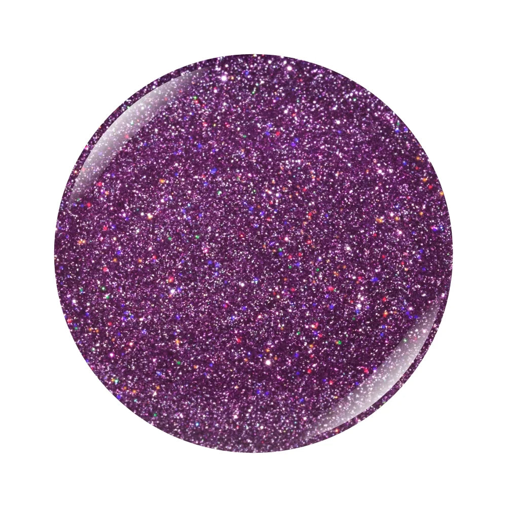 Detalle del color morado con brillo del Builder Gel Cupio Disco Purple Pulse