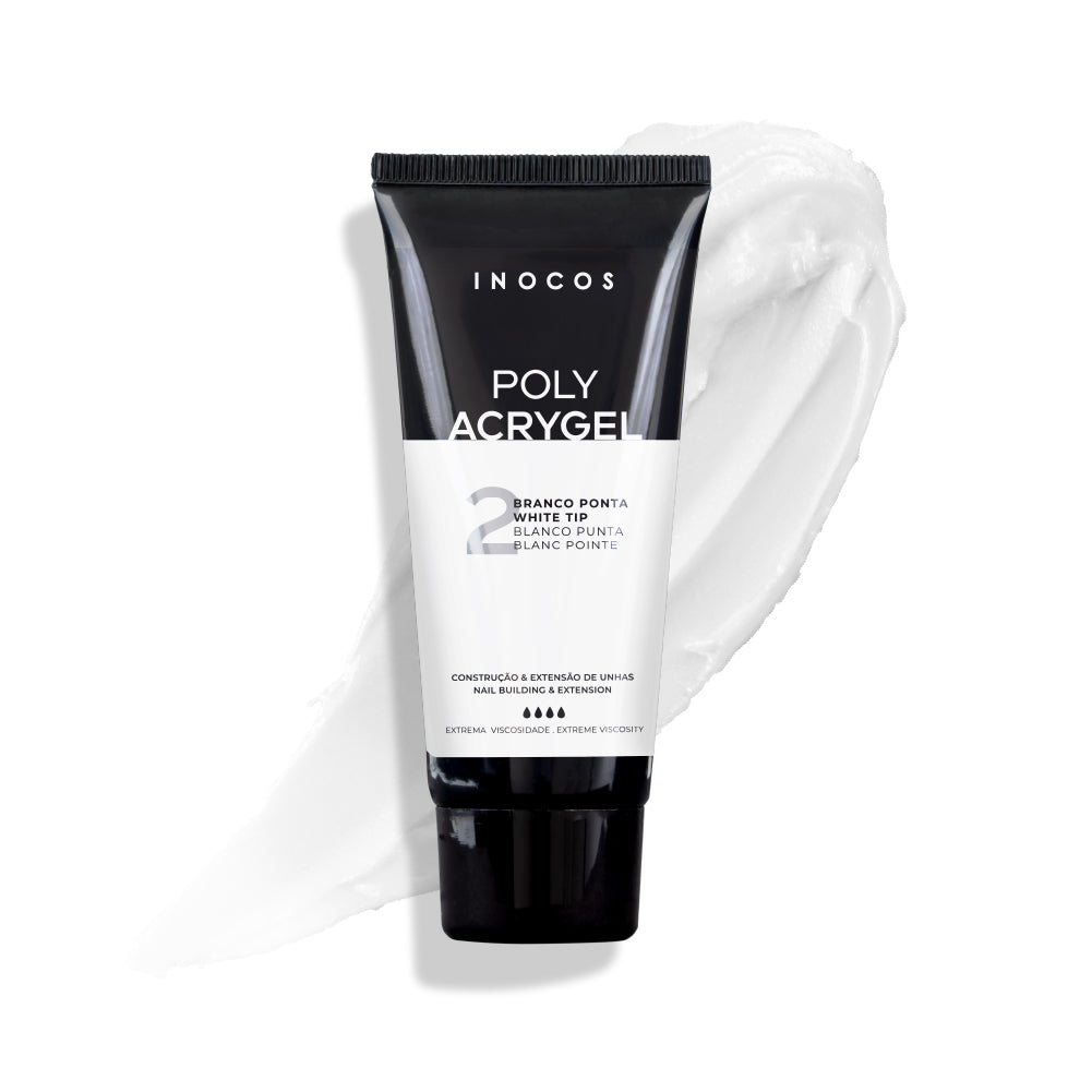 Inocos Polyacrygel Bisnaga Blanco Ponta, 60g
