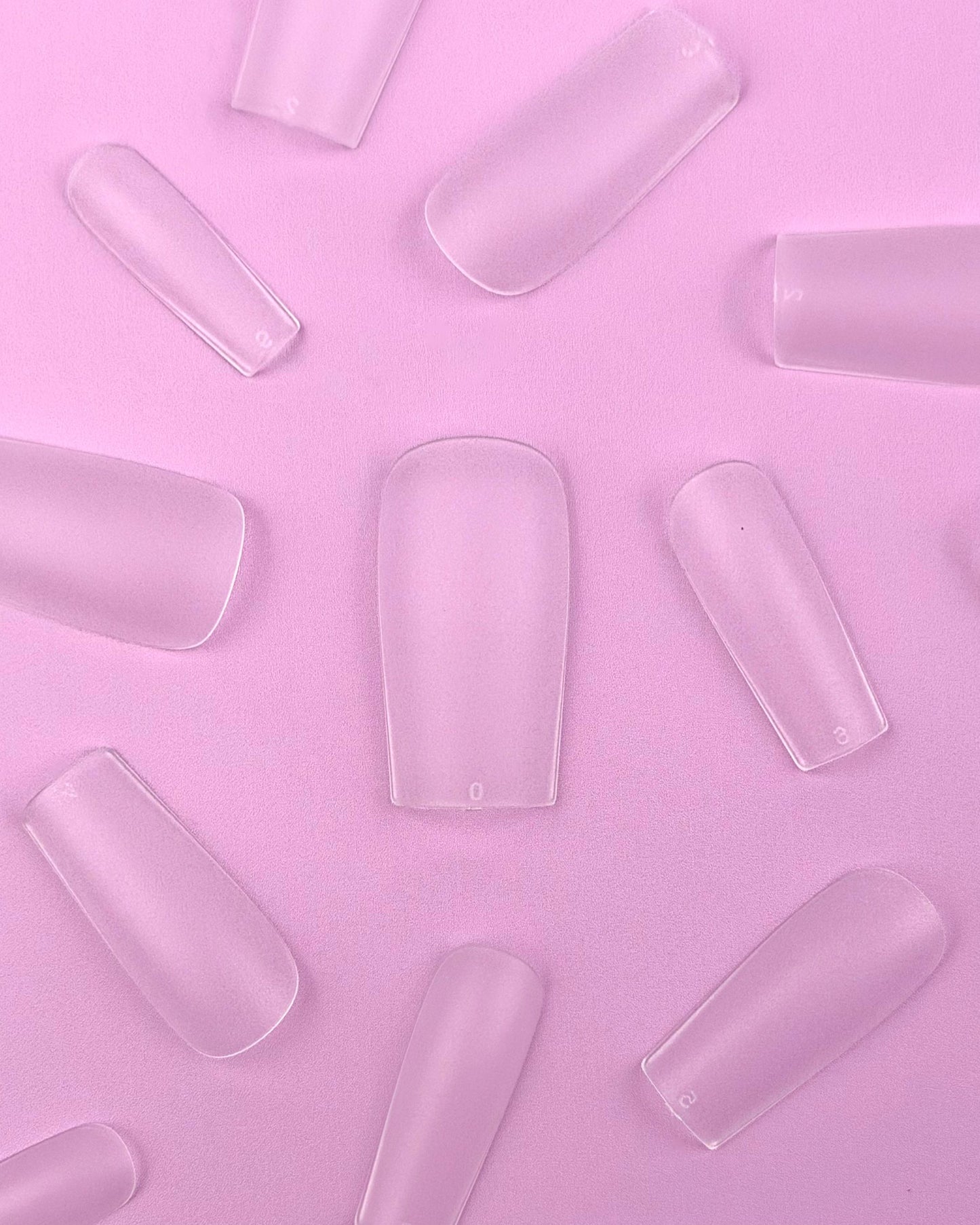 Gel Tips LUNAmoon Square Medium - acabado profesional