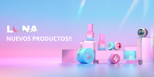 Luna Moon nuevos productos profesionales: gama completa de esmaltes semipermanentes y builder gel