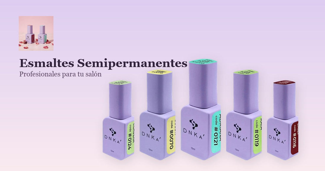 DNKa esmaltes semipermanentes profesionales: botes de gel color reales del catálogo