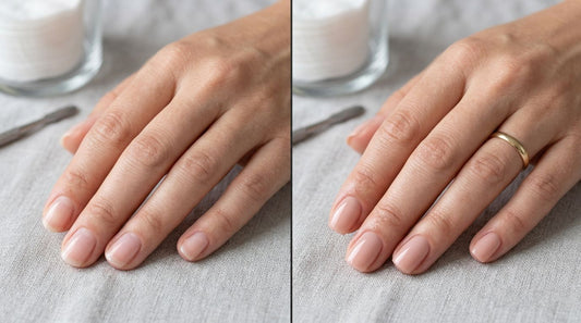 Rubber base vs cover base para manicura semipermanente: comparativa de textura y acabado profesional