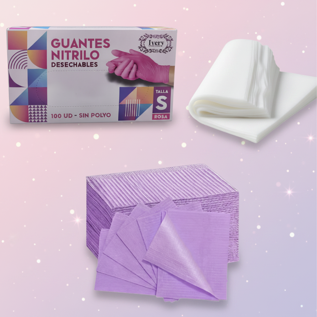 Material desechable para uñas profesional