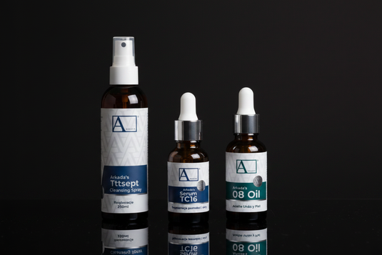Serum Oil y TTSEPT ARKADA para pedicura profesional