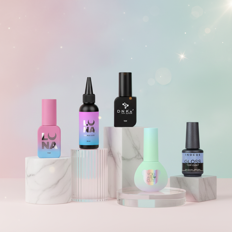 Top coat y selladores profesionales para uñas