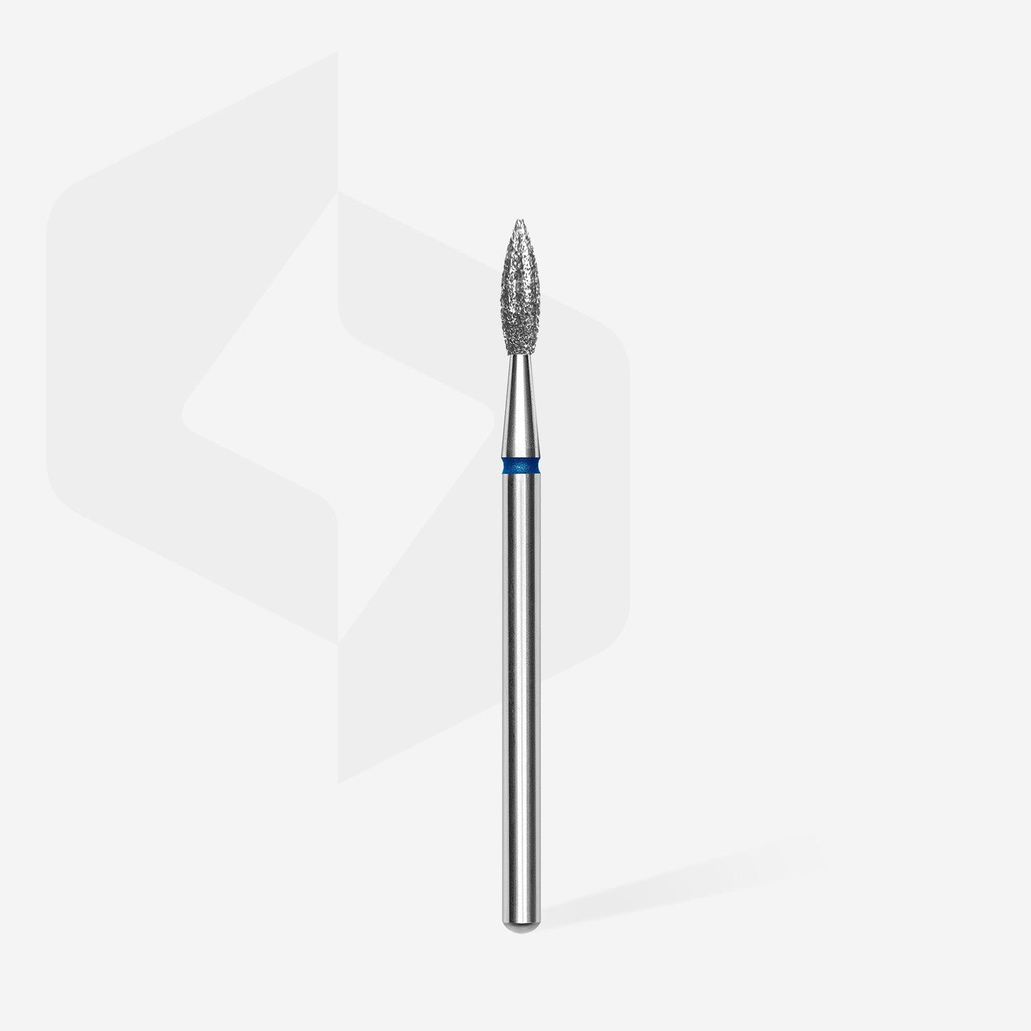 Staleks Fresa diamantada «Llama aguda» azul EXPERT diámetro 2,3 mm parte de trabajo 8 mm