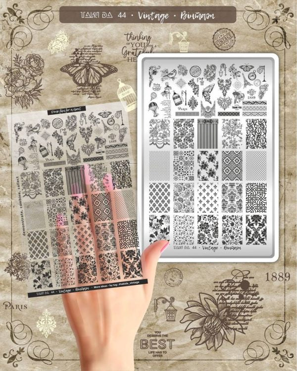 Placa de Stamping TakiDa N° 44 – con Hoja Demo
