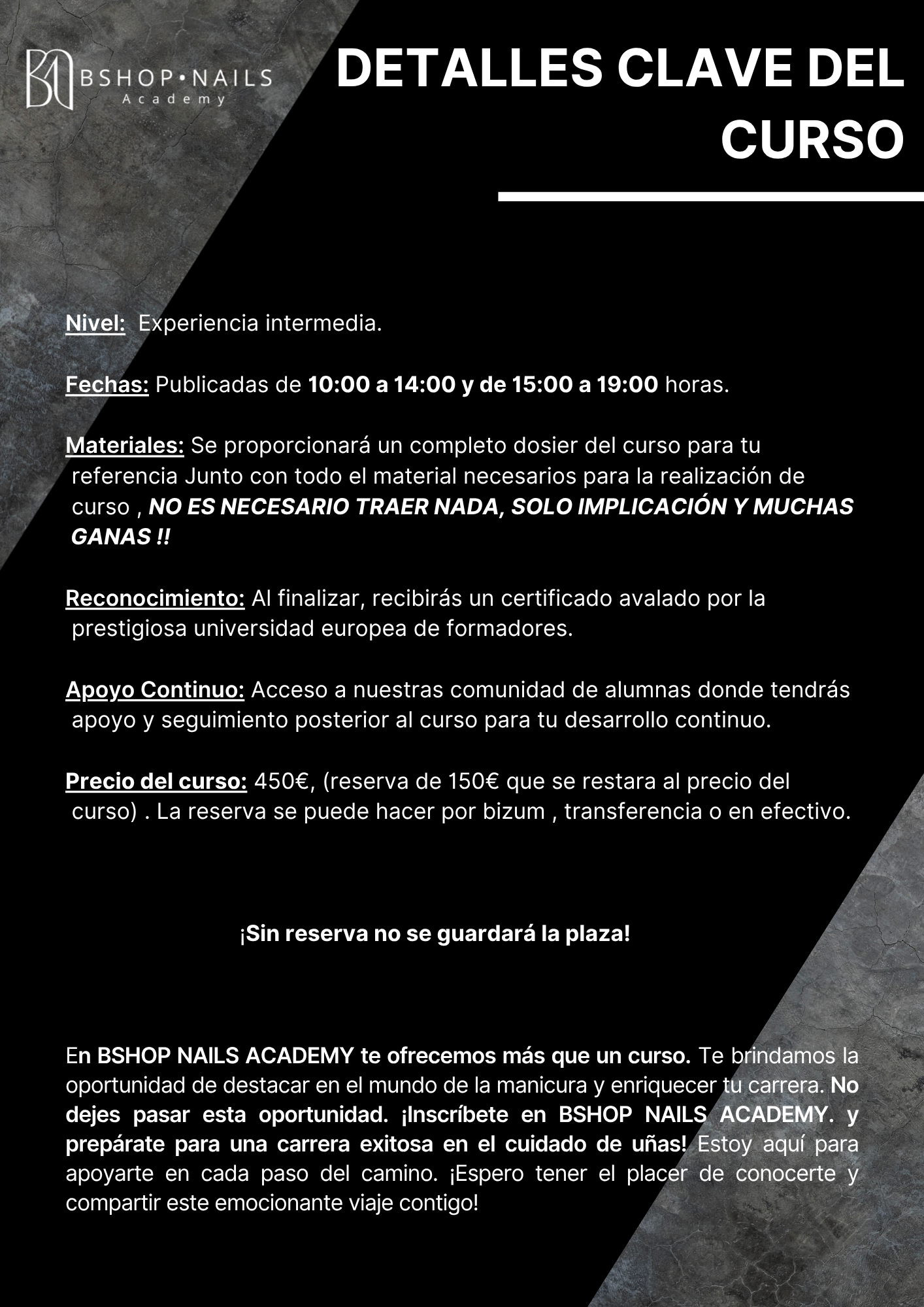 Curso Presencial Dual-System MAC — BSHOP NAILS ACADEMY - BSHOP NAILS ACADEMY - imagen del producto