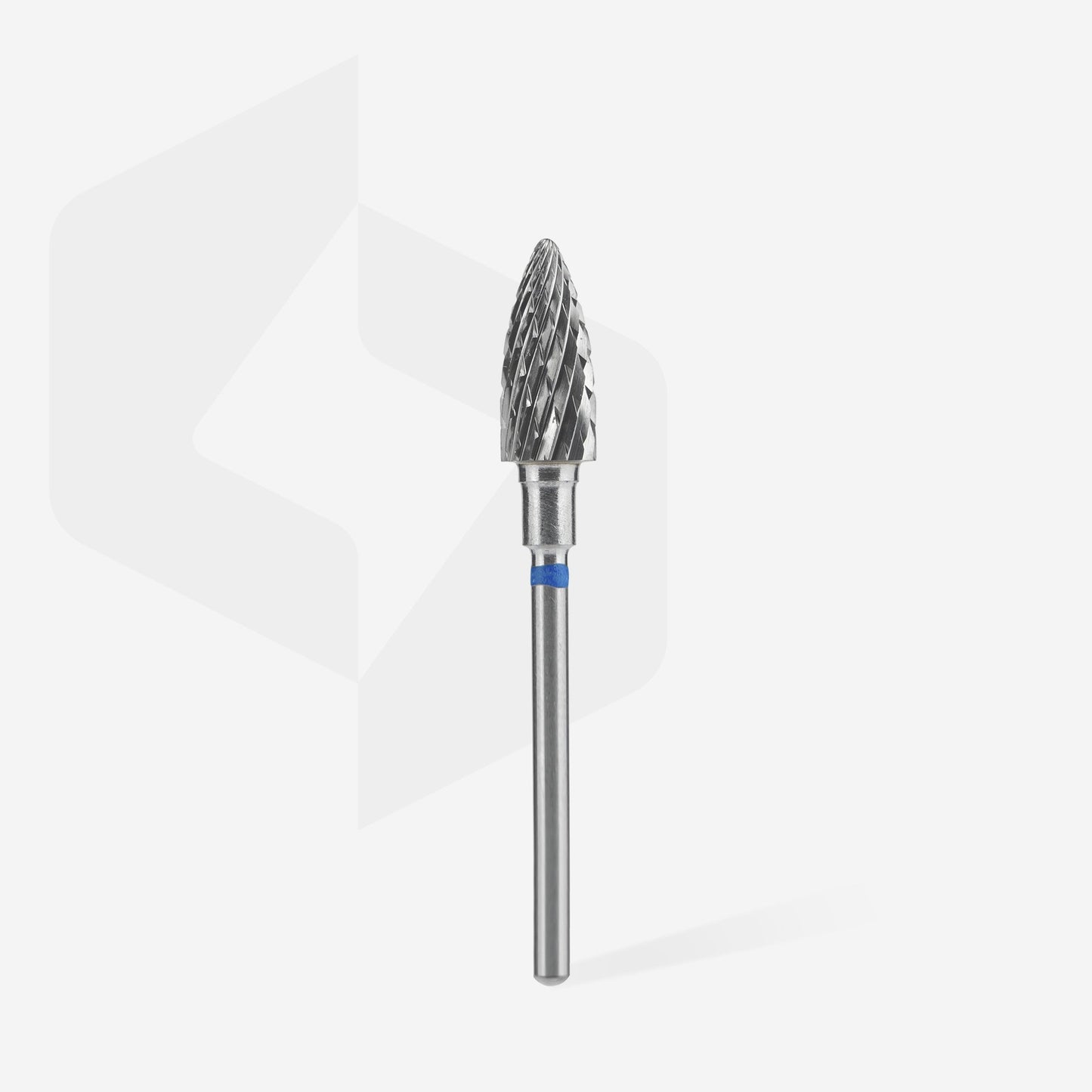 Fresa Carburo Piña Azul Staleks Ø6mm - detalle punta de carburo