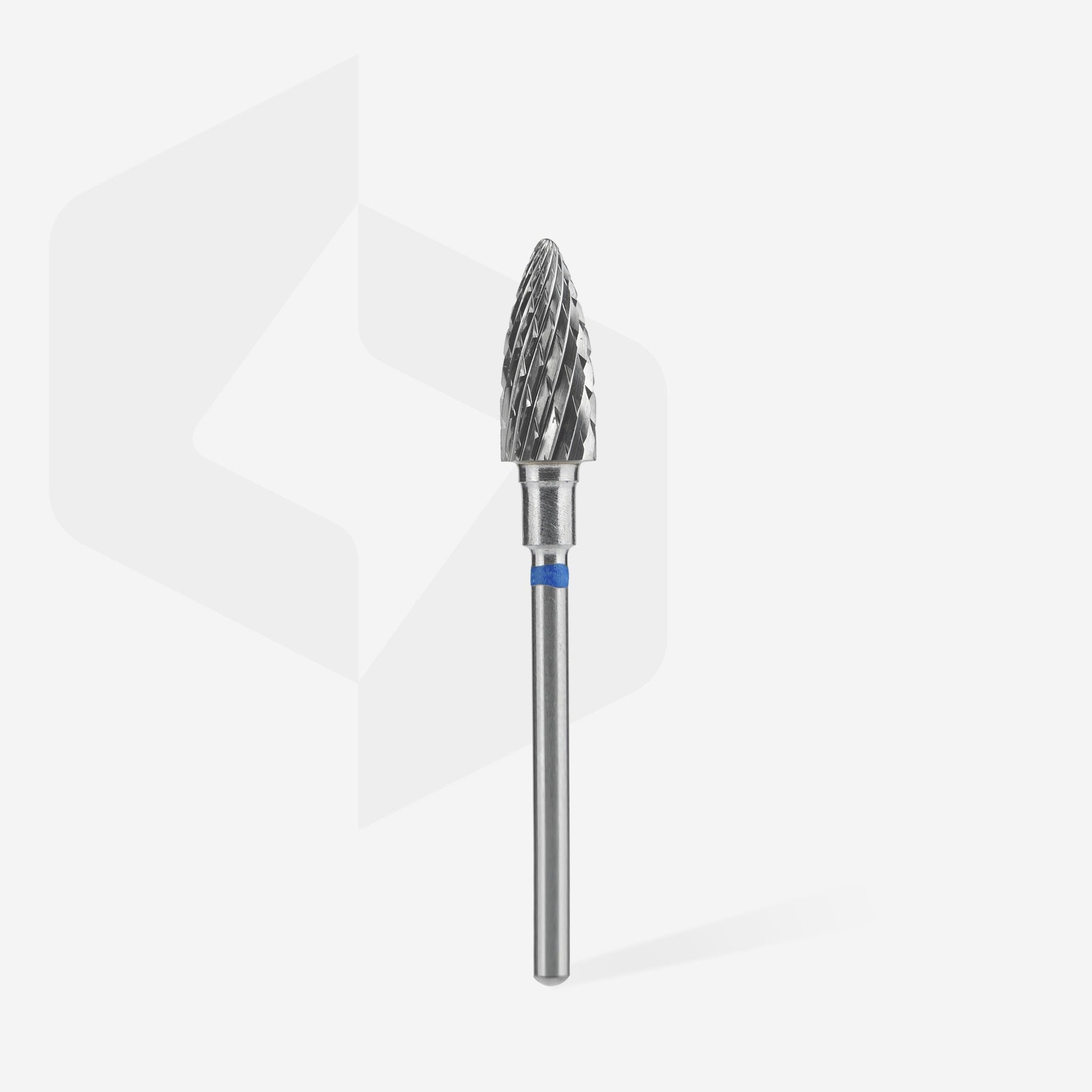 Fresa Carburo Piña Azul Staleks Ø6mm - detalle punta de carburo