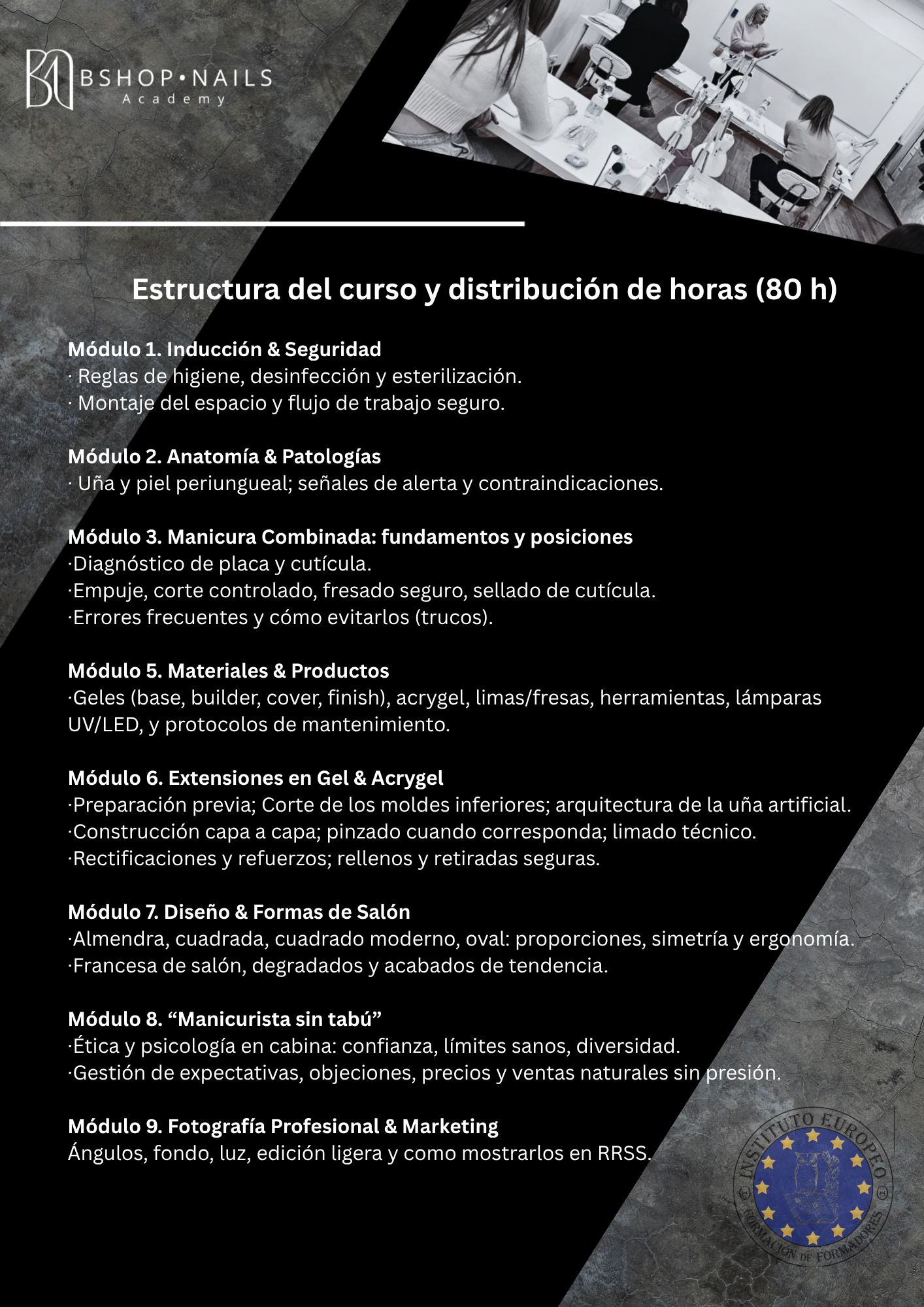 Curso Presencial Manicurista META — De Cero a Técnico en 80h — BSHOP NAILS ACADEMY - BSHOP NAILS ACADEMY - imagen del p…