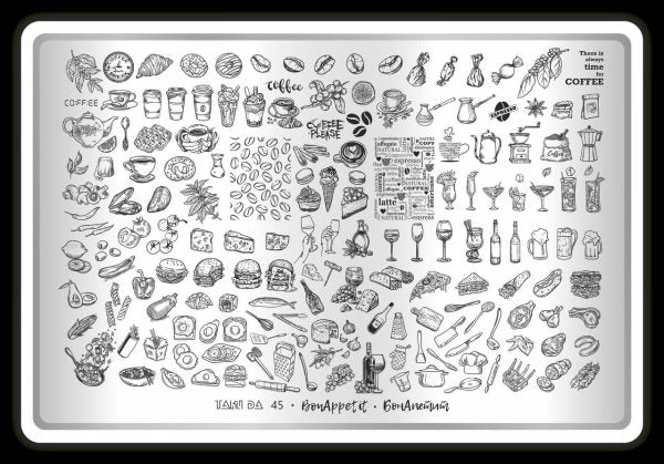 Placa de Stamping TakiDa N° 45 – con Hoja Demo