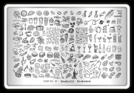 Placa de Stamping TakiDa N° 45 – con Hoja Demo