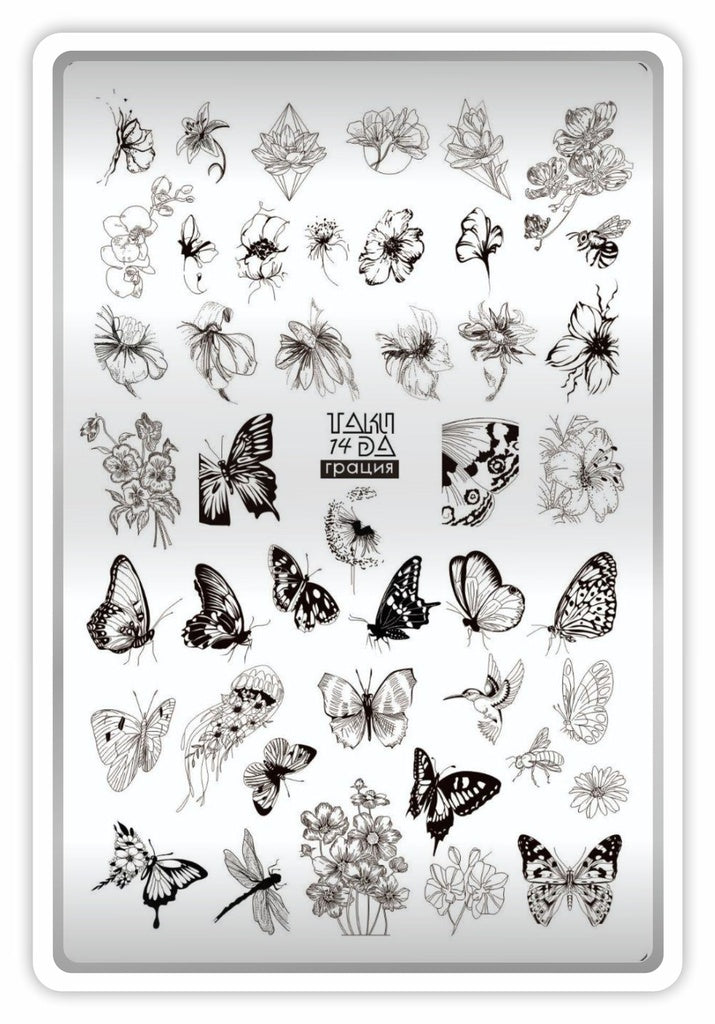 Placa de Stamping TakiDa N° 14 – con Hoja Demo