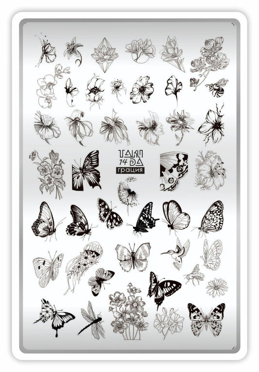Placa de Stamping TakiDa N° 14 – con Hoja Demo