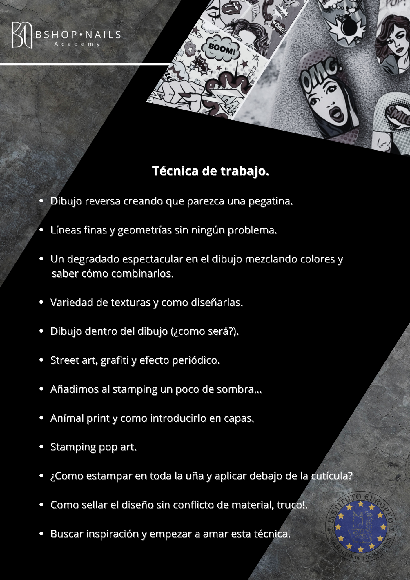 Curso Presencial PRO - STAMPING — BSHOP NAILS ACADEMY - BSHOP NAILS ACADEMY - imagen del producto
