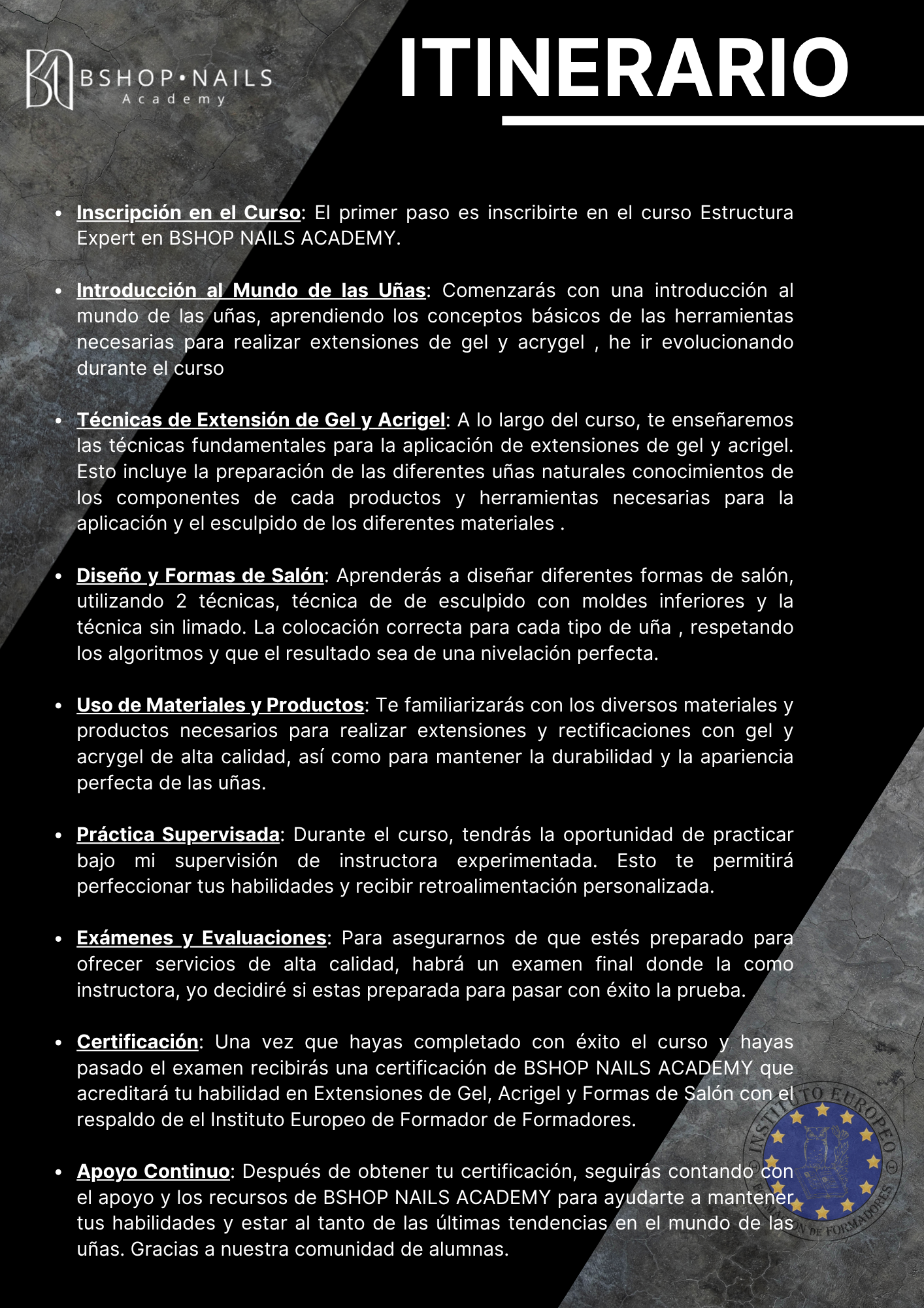 Curso Presencial Estructura Expert (Híbrida) — BSHOP NAILS ACADEMY - BSHOP NAILS ACADEMY - imagen del producto