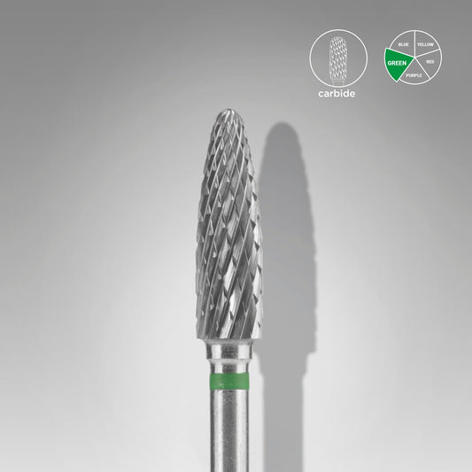 Fresa Carburo Corn Verde Staleks Ø4mm