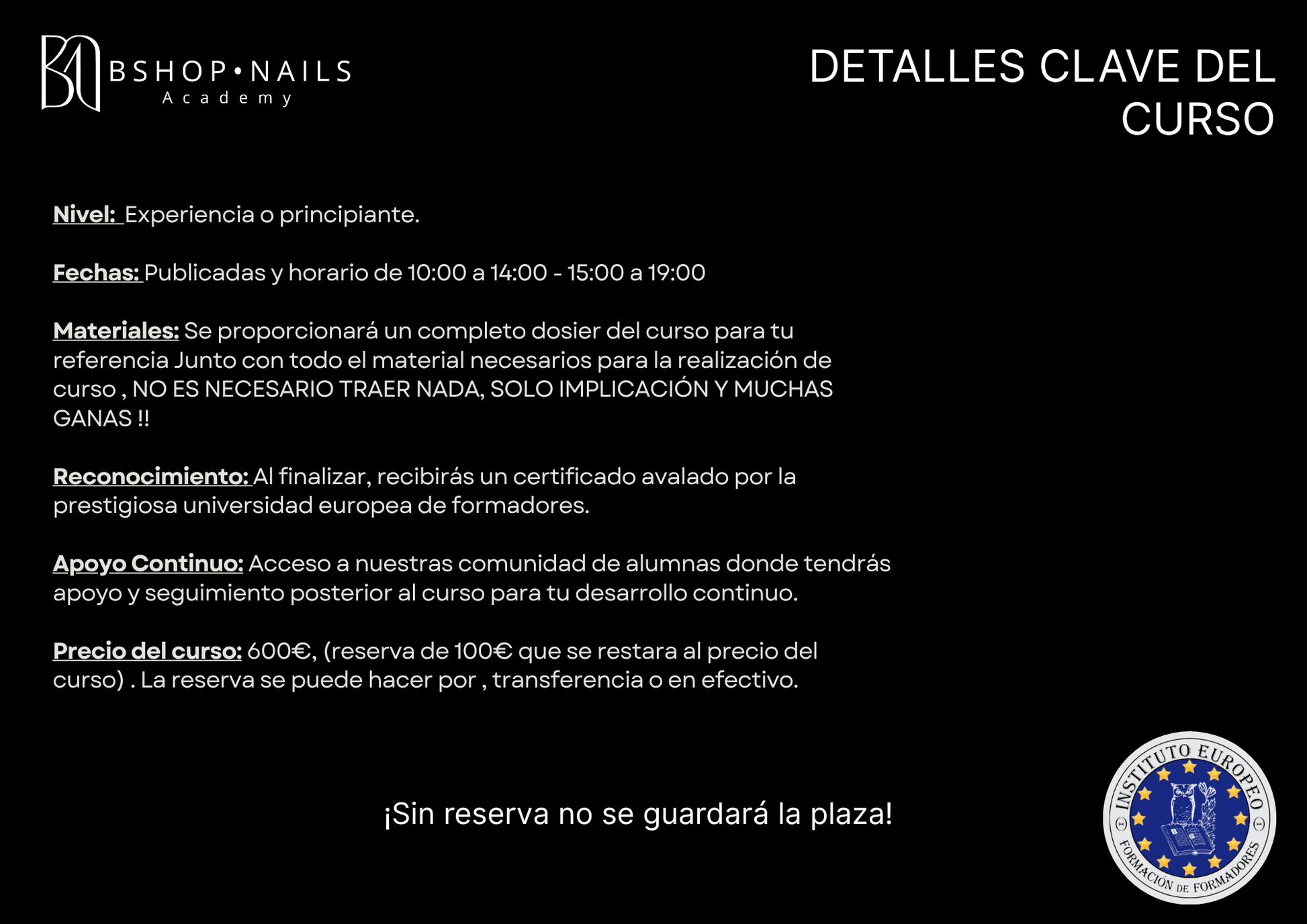 Curso Presencial Pedicura Profesional en Seco — BSHOP NAILS ACADEMY - BSHOP NAILS ACADEMY - imagen del producto