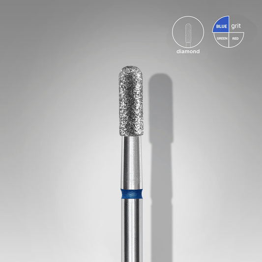Fresa Diamantada Cilindro Azul Staleks Ø2,3mm
