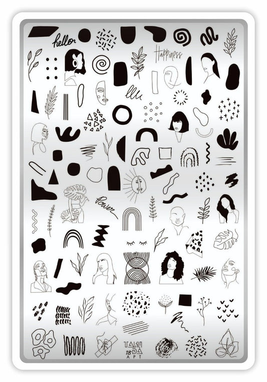 Placa de Stamping TakiDa N° 18 – con Hoja Demo