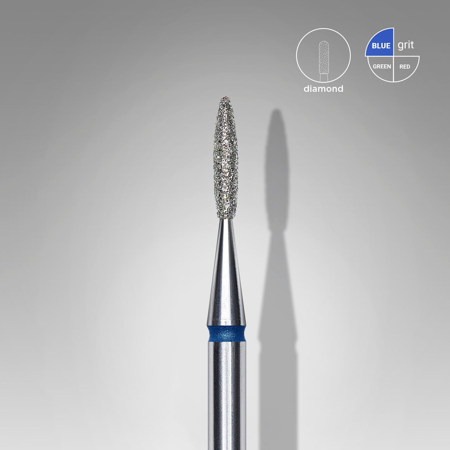 Fresa Diamantada Llama Azul Staleks Ø1,6mm