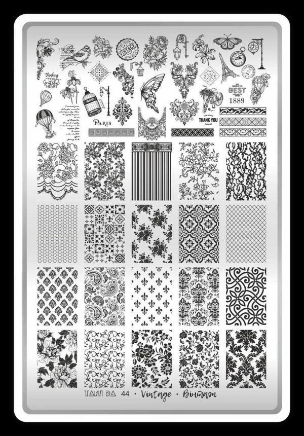 Placa de Stamping TakiDa N° 44 – con Hoja Demo
