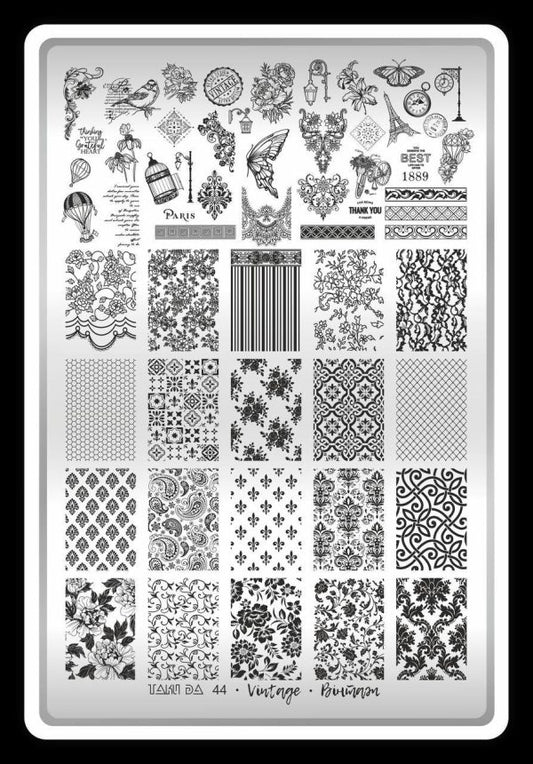 Placa de Stamping TakiDa N° 44 – con Hoja Demo