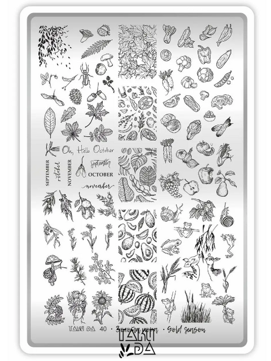Placa de Stamping TakiDa N° 40 – con Hoja Demo