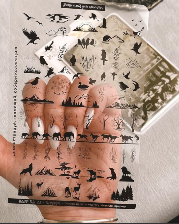 Placa de Stamping TakiDa N° 23 – con Hoja Demo