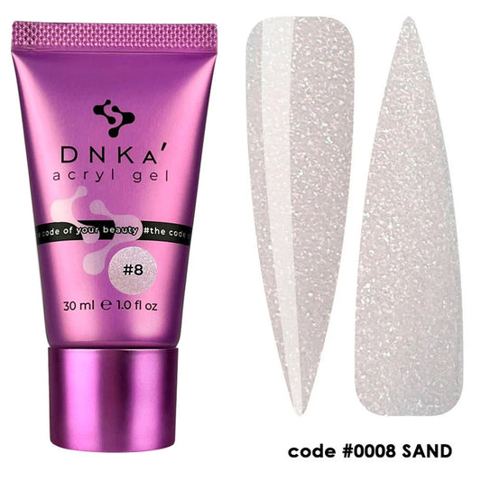 DNKA ACRYL GEL (tube)30 ml #0008 Sand