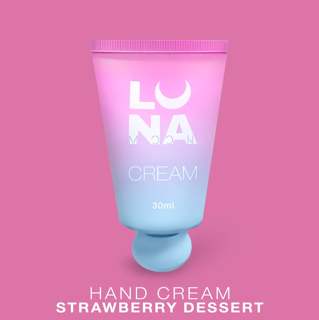 Crema de Manos Lunamoon de Fresa 30 ml - bshopnails - imagen del producto