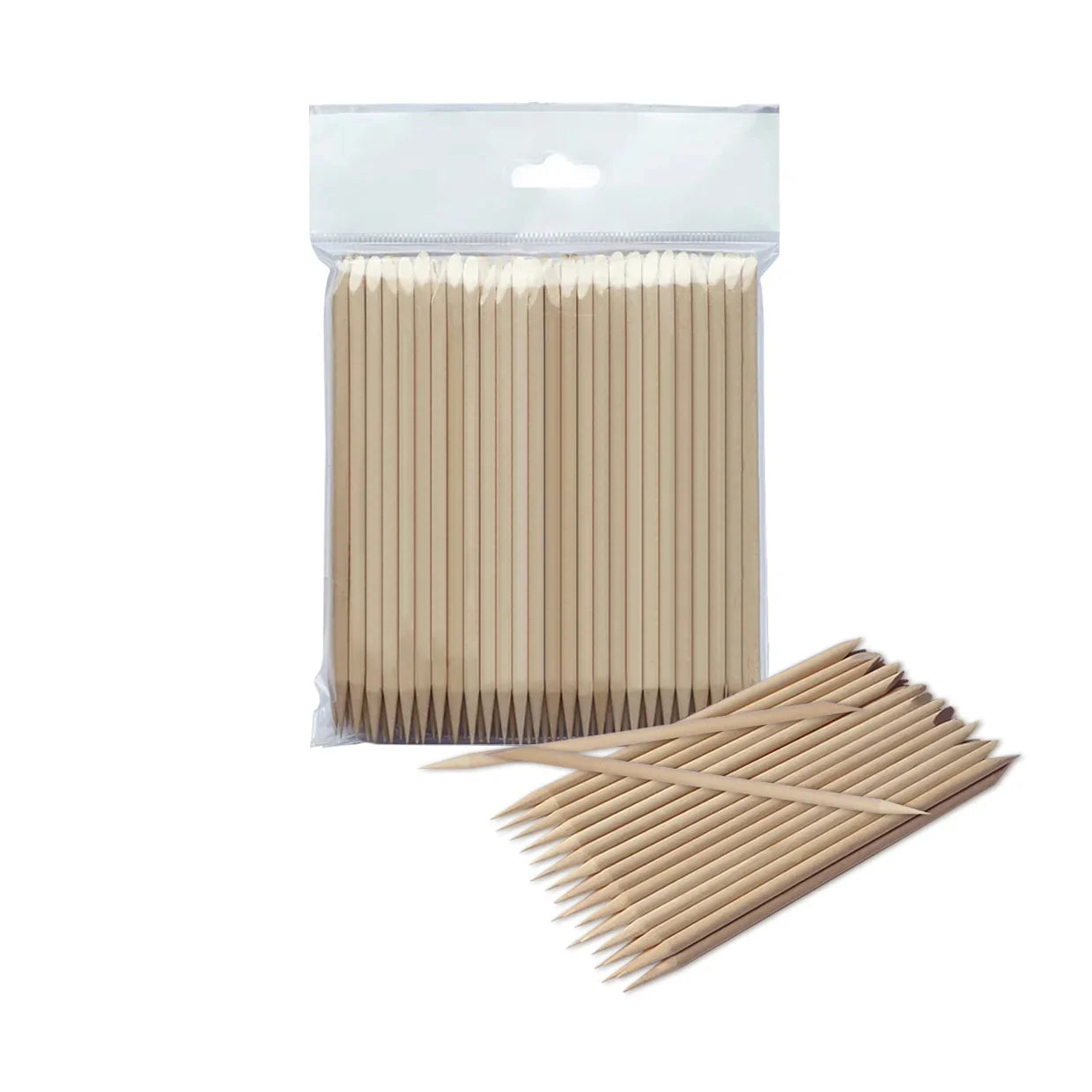 Staleks Palito de naranjo de madera EXPERT 150 mm (100 uds.)