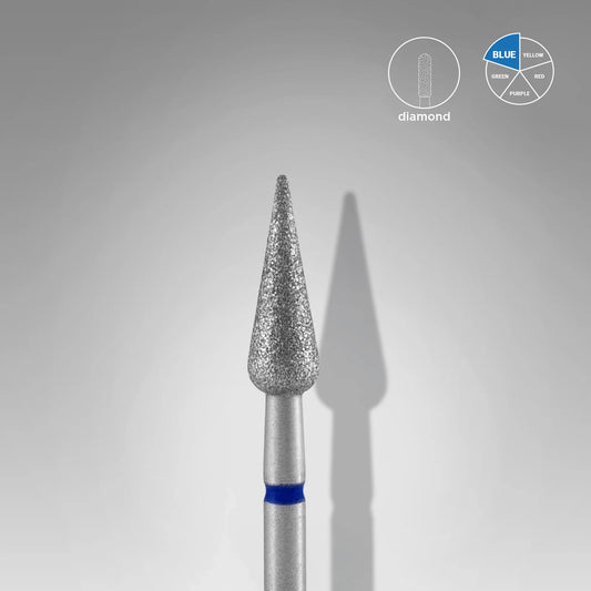 Fresa Diamantada Pera Azul Staleks Ø4mm