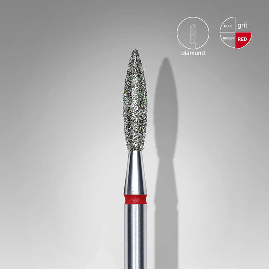 Fresa Diamantada Llama Roja Staleks Ø2,3mm