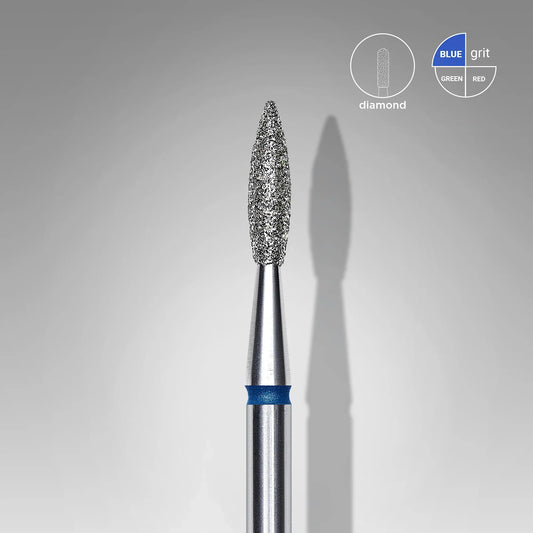 Fresa Diamantada Llama Afilada Azul Staleks Ø2,1mm