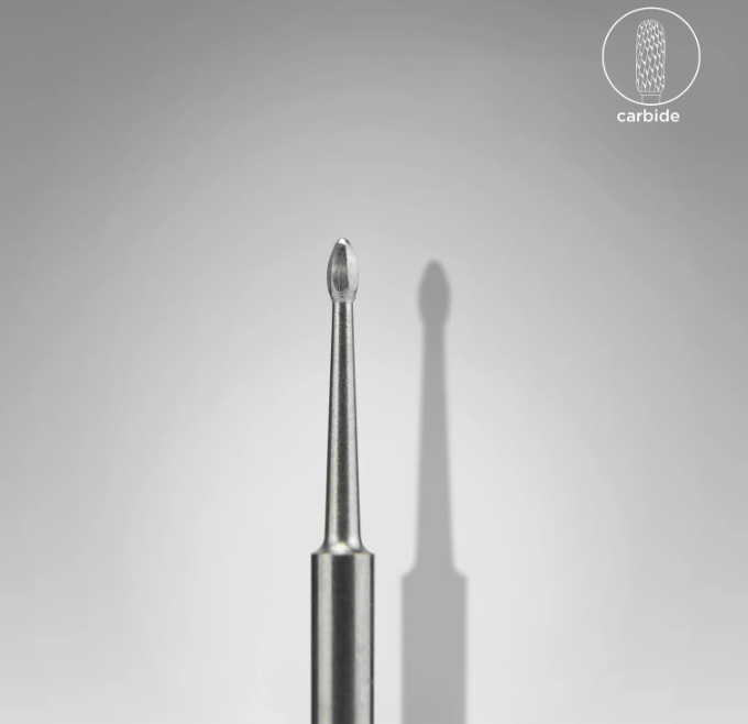 Staleks Fresa de metal duro nail cleaner mini EXPERT diámetro 1,2 mm parte de trabajo 2,5 mm - Staleks - imagen del pro…