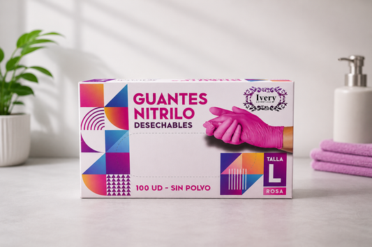 Guantes Rosa Ivery L - Ivery - imagen del producto
