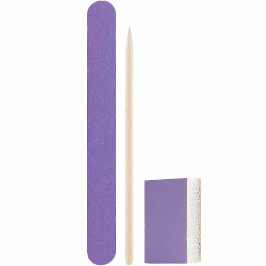 DNKA INDIVIDUAL MANICURE SET(mini file + orange stick + buff)