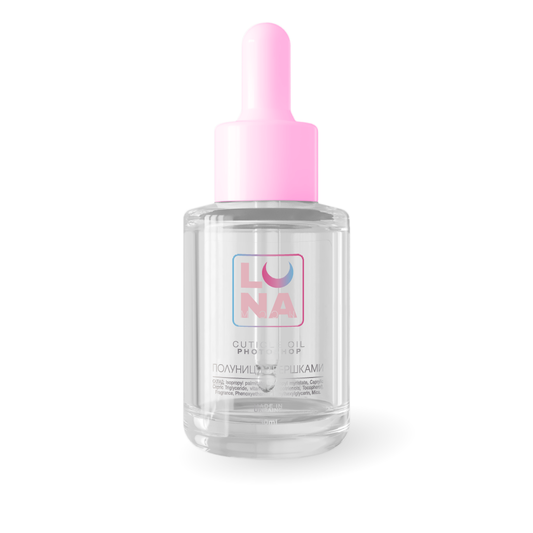 Aceite de Cutículas Luna Moon Photoshop Fresa con Crema 30ml