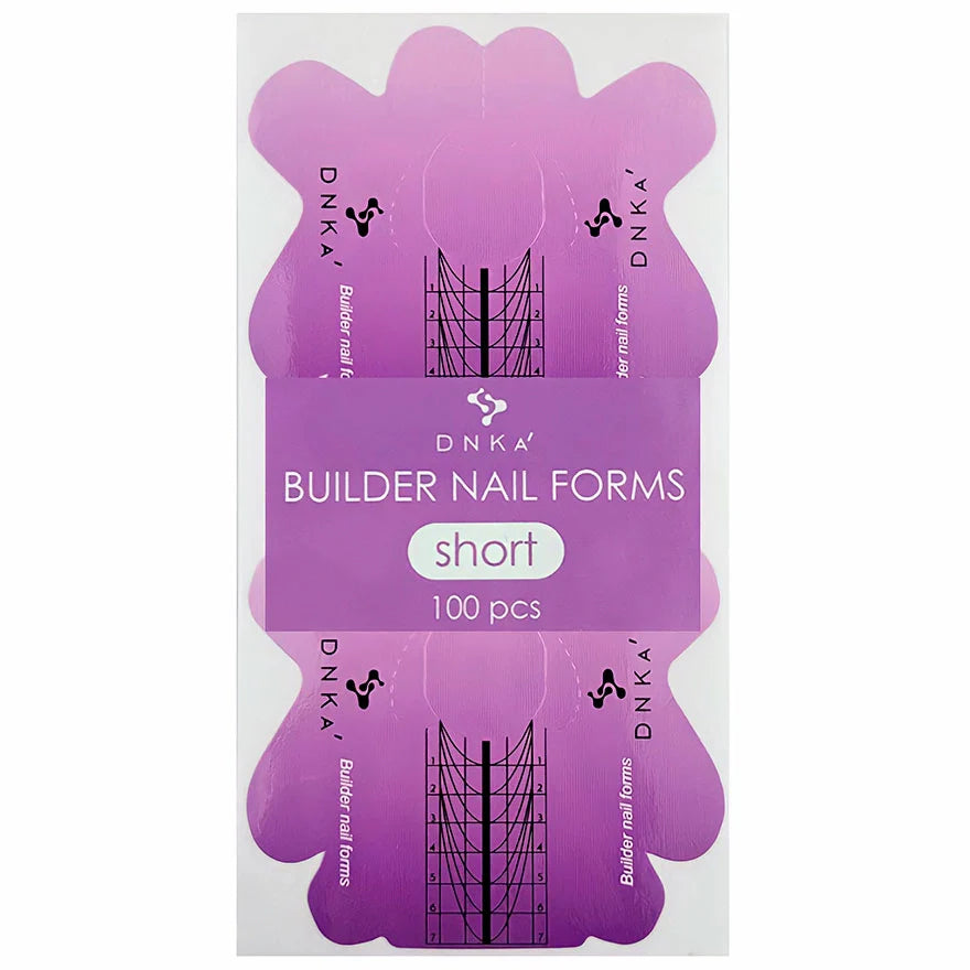 DNKA PAPER BUILDER NAIL FORMS, SHORT 100 PCS