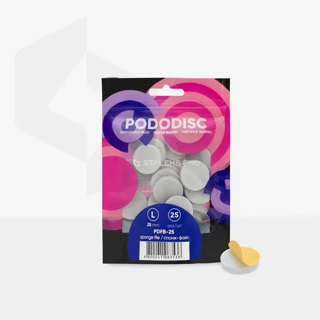Limas Pododisco Esponja Staleks L Ø25mm (25 uds)
