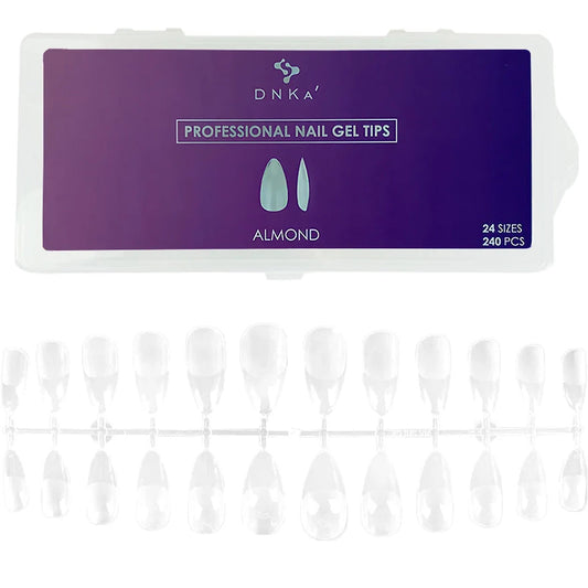 DNKA PROFESSIONAL NAIL GEL TIPS ALMOND 240pcs