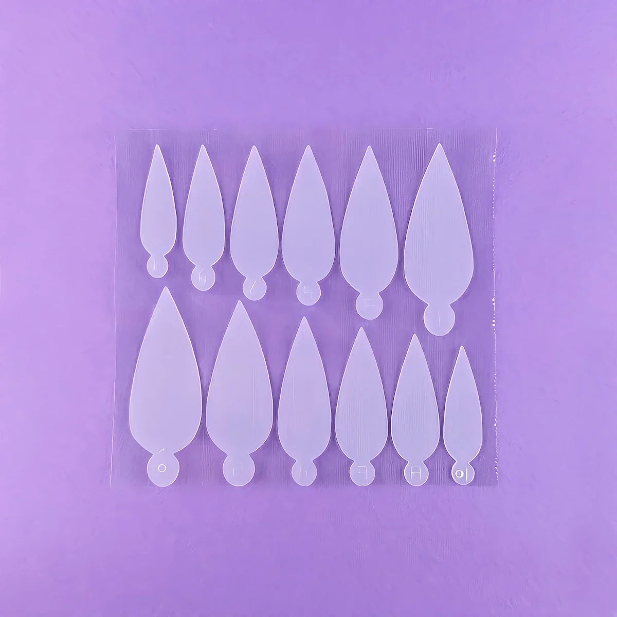 Moldes de Uñas DNKA #0001 36 uds
