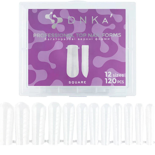 DNKA PROFESSIONAL TOP NAIL FORMS SQUARE 120pcs