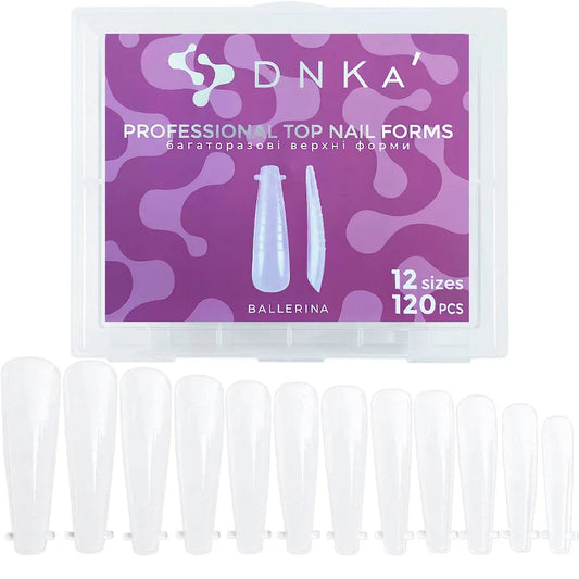 DNKA PROFESSIONAL TOP NAIL FORMS BALLERINA 120pcs